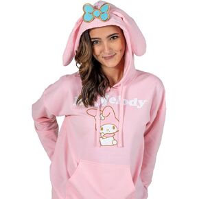 Bioworld Sanrio My Melody Juniors Pink Cosplay Hoodie