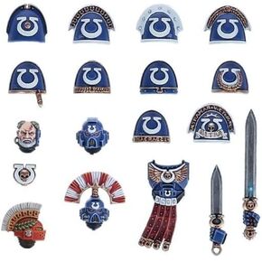 Games Workshop 99070101015 Ultramarines تعمل على ترقية ألعاب الطاولة والألعاب المصغرة، باللون الأسود