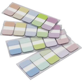 Tabs Flags Assorted Colors, 0.98 x 1.71 Inch Sticky Tabs, Easy to Post, 4 On-The-Go Dispensers/Pack, 400 Pages Total