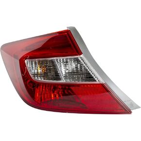 TYC 11-6374-00-1 Honda Civic Left Replacement Tail Lamp