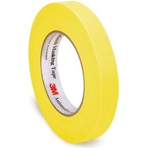 3M 06652 18 mm x 55 m Automotive Refinish Masking Tape, Pack of 48