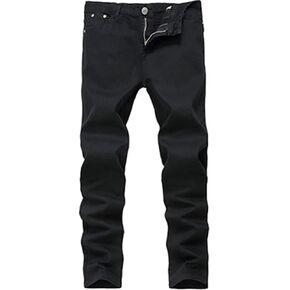 Boy's Skinny Fit Stretch Slim Fashion Elastic Waist Jeans Pants