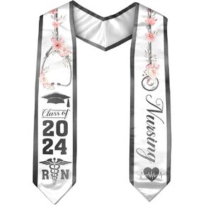 CHIARA CONTI11 Nursing Stole, Nursing Graduation Stole, Nursing Graduation, RN Stole Nursing Stole Graduation 2024