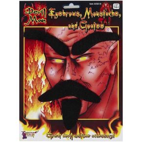 Forum Novelties Devil Eyebrows, Beard & Moustache