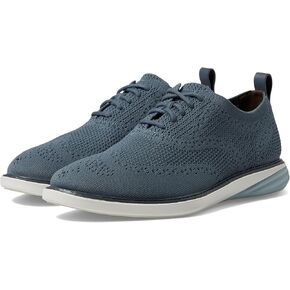 Cole Haan Men's GrandEvOlution Stitchlite Oxford, Stormy Weather/Ivory, 8.5