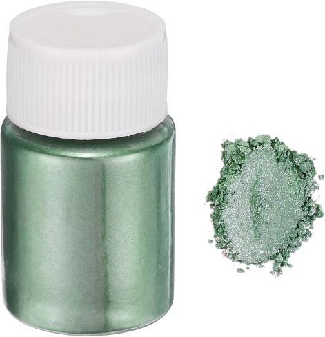 uxcell 15g/0.5oz Mica Powder Natural Resin Epoxy Pigment Powders for Casting Resin, Car Paint, DIY Arts and Crafts, Blue Green in Kuwait
