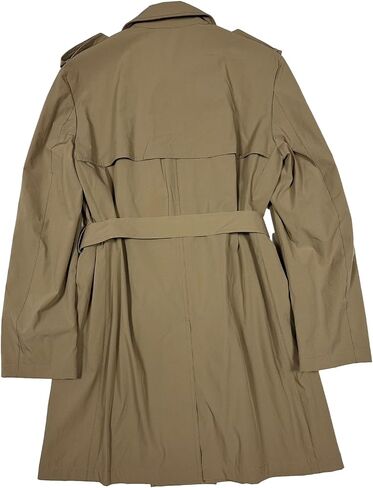 معطف مطر رجالي من Lauren Ralph Lauren ذو تصميم كلاسيكي مزدوج الصدر، (X-Large، TAN) in Saudi Arabia