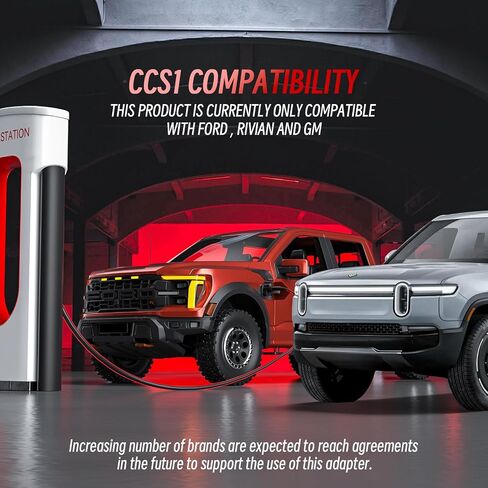 محول NACS إلى CCS - شاحن فائق لسيارة CCS1 EV | 500 أمبير| 1,000 فولت| لمحطة شحن NACS DC، Fast Charge CCS1(j1772) في SuperChargers in Saudi Arabia