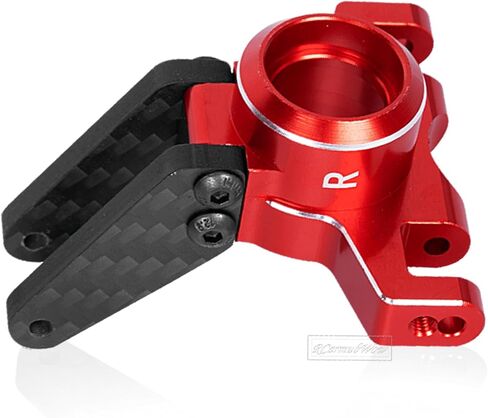 RC Alloy Aluminium Front Steering Blocks & Caster Blocks & Rear Stub Axle Carriers Upgrades Part for 1/10 Kraton 4S BLX,Outcast 4S BLX,1/8 Mojave 4S BLX,Navy Blue in Saudi Arabia