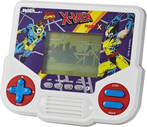Tiger Electronics Marvel X-Men Project X Electronic LCD Video Game, Retro-Inspired 1-Player Handheld Game, Ages 8 and Up in Saudi Arabia