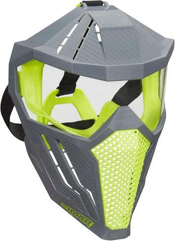 NERF Hyper Face-Mask - Breathable Design, Adjustable Head Strap, Green Team Color - for Teens,-Adults in Kuwait