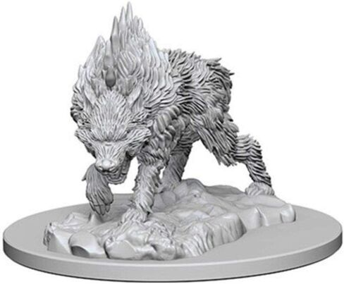 Pathfinder Deep Cuts Unpainted Miniatures: Wave 4: Dire Wolf in Saudi Arabia