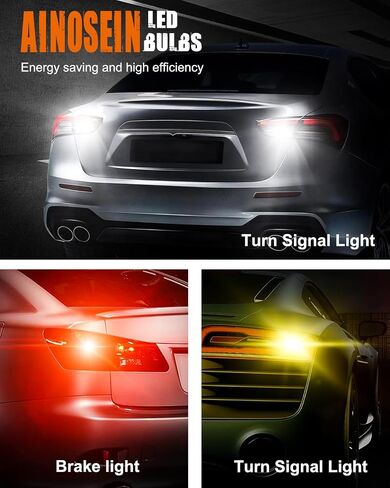 3156 3157 LED Tail Reverse Light Bulb Automotive Backup Light Bulbs, CANBUS Error Free Xenon White with Turbo Fan,Anti Hyper Flash Built-in Resistor Adapter CK&Standard Socket, Pack of 2 in Saudi Arabia