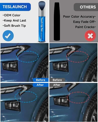 YZ/Z1/M6887 Oxford White Touch Up Paint Compatible with Ford Exact Match Touch Up Paint Car Scratch Repair in Kuwait