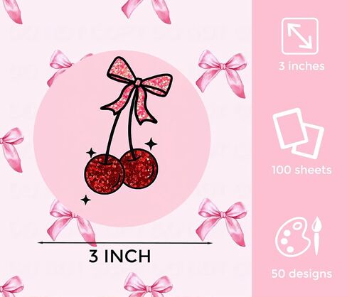 MUBYOK 3inch Pack of 100 Freshie Cardstock Cutouts Round for Car Freshies Supplies,Aroma Beads and Circles Freshies Silicone Molds Accessories, MAMA, Western, Funny Quote, Cow, Smile,Coffee,Bow in Saudi Arabia