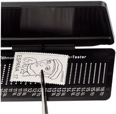 Lindner 2099 Phila-Combi-Box, Perforation Gauge in Saudi Arabia