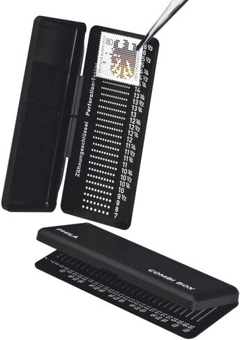 Lindner 2099 Phila-Combi-Box, Perforation Gauge in Saudi Arabia
