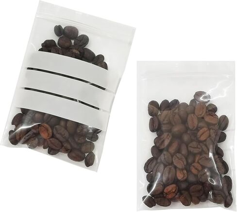 PABCK Clear Seed Envelopes Resealable (2.76x3.94 inch) Seeds Packets Small Plastic Bags for Spice Jewelry Parts Packaging with White Writable Block Self Seal Coins Envelope Garden Flower Organizer in Saudi Arabia