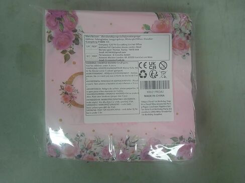 100pcs Floral 1st Birthday Napkins Disposable Floral Miss Onederful Party Paper Luncheon Napkins Set for Girls First Birthday Party Decorations Little Miss Onederful 1st Birthday Supplies in Saudi Arabia