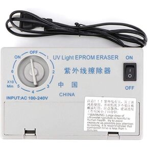 UV EPROM Eraser Electric Erasers AC100-240V/DC150-320V Ultraviolet Light Erasable Timer Semiconductor Wafer Erase Radiation for UV Curing
