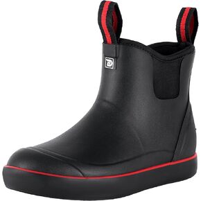 Women's Ankle Rain Boots, Rubber Fishing Deck Boots, Garden Shoes for Outdoor Work