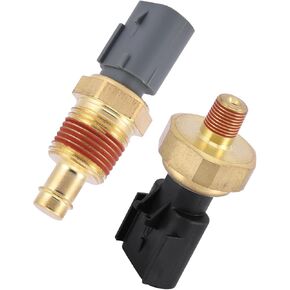 2PCS 5149062AA Oil Pressure Sensor Sender Switch & 5149077AB Coolant Temperature Sensor 2005-2022 for Chrysler 300,for Dodge Challenger Charger,for Jeep Cherokee,for Ram 1500
