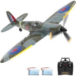 volantexrc RC طائرة FW190 مقاتلة 4CH طائرة التحكم عن بعد RTF مع الجنيح، الدوران، الأكروبات و 3 أوضاع للطيران، طائرة Warbird التي تسيطر عليها راديو هواية للبالغين والمبتدئين والأولاد (761-17)