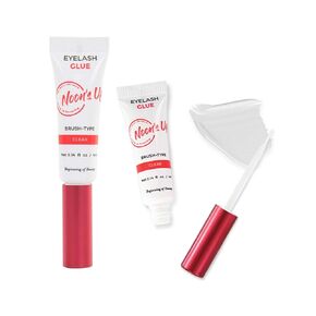 NOON'S UP Eyelash Glue (Black) - Super Strong Hold Eyelash Adhesive | Waterproof Eyelash Glue | Hypoallergenic Lash Glue for Sensitive Eyes | Black Eyelash Glue That Blends Naturally (0.14 Fl. Oz.)