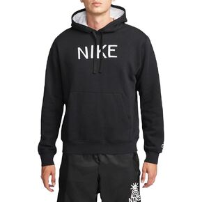 Nike Nsw Pullover Hoodie Mens Size - Medium Black/White