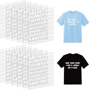 12 Sheets Iron On Letters 1200Pcs Vinyl Iron On Letters for Clothing 0.75 Inch Heat Transfer Letters with A-Z Heat Press Alphabet Stickers for Fabric T-Shirt Jerseys Hats Printing DIY Crafts (Green)