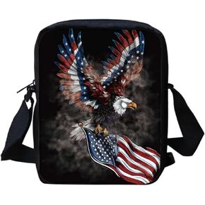 Small Crossbody Bags with Zipper,Large Capacity Tops Shoulder Messenger Bag for Women Men Kids