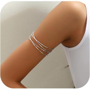 Arm Cuff for Women Gold Arm Cuff Upper Arm Gold Cuff Bangle Gold Cuff Bracelet Silver Cuff Bracelet Arm Cuff Jewelry Minimalist Jewelry