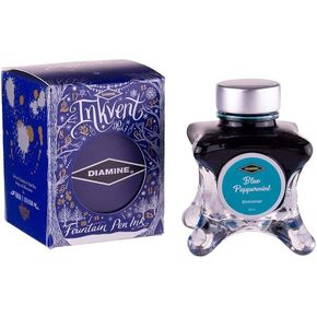 Diamine - Shimmering Fountain Pen Ink, Blue Peppermint, 50ml, Inkvent