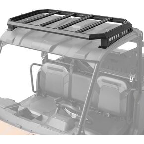KEMIMOTO UTV Roof Rack Compatible with Polaris Ranger XP 1000/Ranger 1000 (2-Seat), Heavy-Duty Aluminum Roof Brackets, Super Load-Bearing Capacity, Offers Extra Cargo Space for Storing Farm Tool