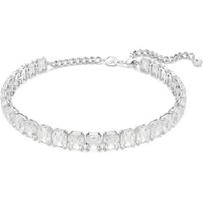 SWAROVSKI Millenia Choker, Octagon Cut, Clear, Rhodium Finished