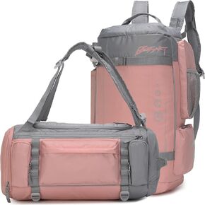 50L Extra Large Gym Backpack for Men, Big Gym Bag with Shoes Compartment, Waterproof Heavy Duty Duffel Bags, Men's Workout Backpacks for Outdoor Sport,Hiking,Camping,Travel