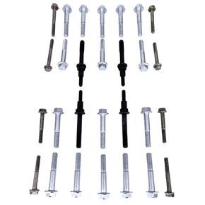 REMTUNE Brand B16 B18 GSR VTEC Cylinder Head Cam Cap Bolts Hardware Kit, Compatible with B-Series VTEC Heads, Easy Installation - 28pc