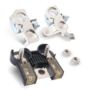 AL3Z-14526-AA BT4Z-14450-AA BT4Z-14450-BA Combo Pack - Battery Fuse and Positive & Negative Battery Terminal Clamps Compatible with Ford F-150 2011 2012 2013 2014