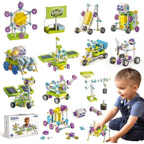 STEM Toys for Boys Age 8-12, SMILESSKIDDO 434 PCS Science Kits for Kids Age 8-12, Over 36 Robot Models Learning & Education Toys Building Sets, 5 6 7 8 9 10 11 12 Year Old Boy and Girl Gift