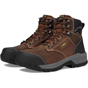 KEEN Utility Men's Evanston 6" Composite Toe Waterproof Internal Met Guard Work Boots