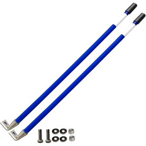 مجموعة أدوات تحديد شفرة محراث الثلج باللون الأزرق مقاس 20 بوصة 90 درجة 304 قاعدة ثني من الفولاذ المقاوم للصدأ رؤية عالية لا تصدأ أبدًا ولا تنكسر أبدًا، سهلة التركيب تناسب معظم محراث الثلج in Kuwait