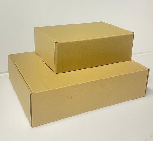 12x9x3 Inch Set of 18 Pack Brown Corrugated Shipping Boxes - Cardboard Boxes for Mailing, Packing and Literature Mailer Boxes, Small Business Mailing Boxes Bulk in Saudi Arabia