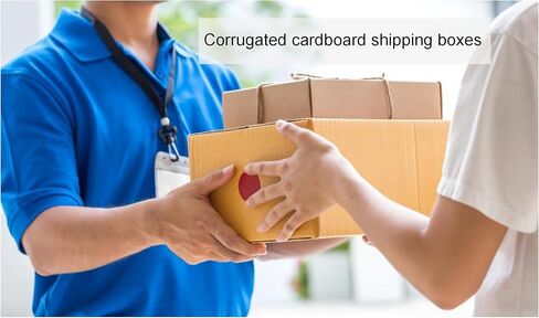 12x9x3 Inch Set of 18 Pack Brown Corrugated Shipping Boxes - Cardboard Boxes for Mailing, Packing and Literature Mailer Boxes, Small Business Mailing Boxes Bulk in Saudi Arabia