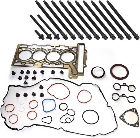 GXARTS Engine Head Gasket 1.20mm Thick Bolts Set Compatible with Mini Cooper R56 1.6L 2007 2008 2009 2010 2011 2012 HS26453PT ES72451 in Saudi Arabia