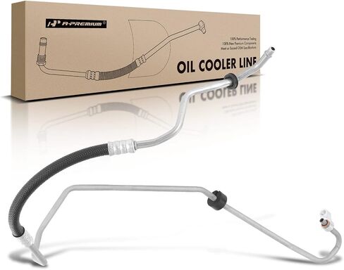 A-Premium Automatic Transmission Oil Cooler Line Hose Assembly Compatible with Chevrolet Cruze 2011-2014 & Buick Cascada 2016-2019, 1.4L 1.6L Replace# 13324826 in Saudi Arabia