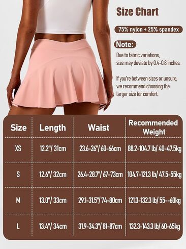 Women Tennis Skirt Pleated Tennis Skirt High Waist Golf Skort with Pocket for Athletic Running Pickleball Casual in Saudi Arabia