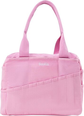 Soolla Studio Bag: Washable Art Supply & Pottery Tool Organizer, 30 Pockets, 10 Colors, Canvas Tote, Adults, Students, Kids (Creamsicle Crush Orange) in Kuwait