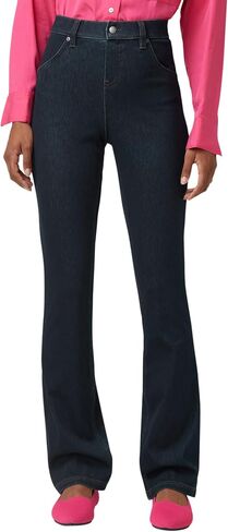 HUE Women's Ultra Soft High Waist Denim Baby Bootcut Leggings in Kuwait