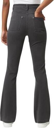 HUE Women's Ultra Soft High Waist Denim Baby Bootcut Leggings in Kuwait