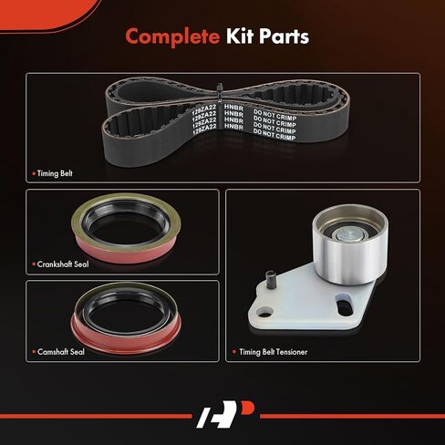 طقم حزام توقيت المحرك A-Premium متوافق مع سيارات Ford & Mazda - Mustang 1993، Ranger 1992-1994، B2300 1994-2.3L in Kuwait